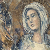 Sr. Mary Grace discusses her painting entitled 'Our Lady of the Precious Blood'