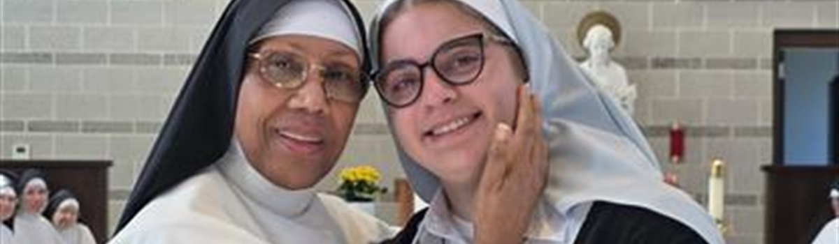Reception for Chyrissa, our postulant