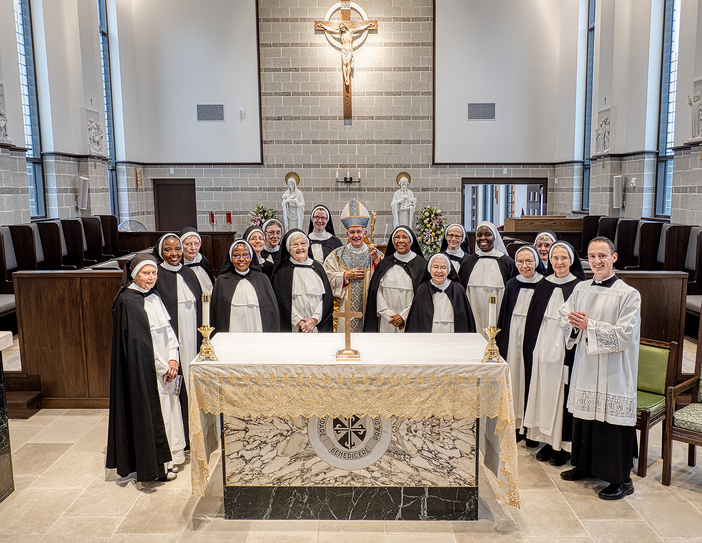 Dedication of the Dominican Monastery of Mary the Queen Girard, Illinois Aug 15 2022